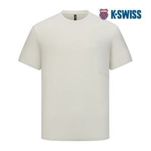 [케이스위스] 남성 바이스 라인 포인트 반팔티 1KSTSMU002_LG