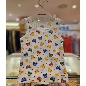 [미키하우스10] 11M901401 MH 푸치 얼굴 런닝 남아런닝 남아속옷