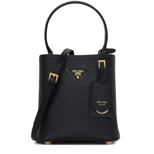 프라다 25FW 블랙 파니에 사피아노 스몰 토트백 1BA217 2ERX F0002