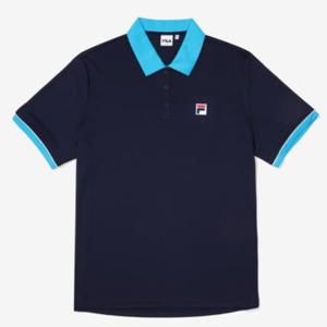 휠라 남성 글로벌 파리바오픈 카라티셔츠 FS2TSF2392M_NAY