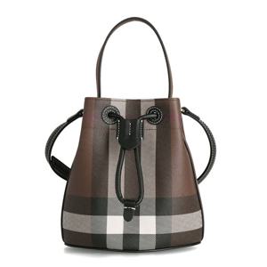 체크 8112238 LL MN DRAWSTRING GC9 버버리 미니 드로우스트링백 버킷백 토트 크로스 숄더