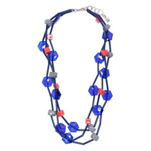 엠포리오 아르마니 여성 블루 목걸이 EW002858 AF19369MA072