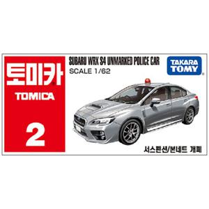 토미카 02 스바루 WRX S4 폴리스카 다이캐스트 미니카