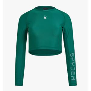 스파이더 우먼스 워터스포츠 크롭 래시가드 BB SPIMCNRL372W GRN IVY