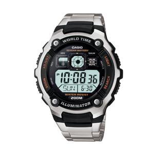 카시오 남성 남자 실버 블랙정장시계 메탈시계 AE-2000WD-1A