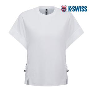 [케이스위스] 여성 바이스 쇼트 반팔티 1KSTSMU506_WH