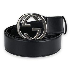 디몬트 구찌 남성 인터로킹 GG 로고 캐주얼 벨트(블랙) 774153 0YA0V 1000