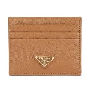 라프리마 프라다 사피아노 트라이앵글 로고 카드지갑 1MC025-QHH-F03BH