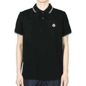 디몬트 몽클레어 남성 카라 라이닝 와펜 PK 반팔(블랙) 8A00031 84556 999