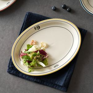 [모던하우스] 카페유니온 타원형접시 L26 옐로