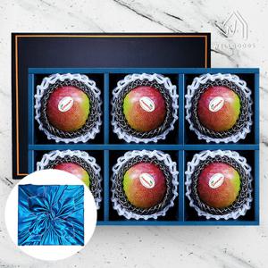 [웰굿]명품 애플망고 선물세트 2.4kg내외(6과,특대과,보자기)