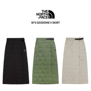 노스페이스 역시즌 여성 지오돔 V 패딩 랩 스커트 NK6NQ85A B C