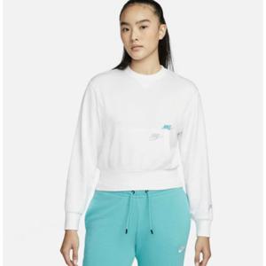 나이키 플리스 크루 크롭 맨투맨상의 W HH DQ5235 100