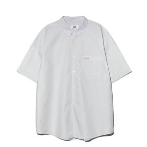 LEE 공용 페이퍼 오버핏 반팔 셔츠 라이트 B1 LE2302SS02 LG PI