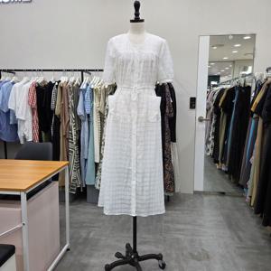 [ab.f.z]AFZ3NO01/허리 스트링 편안하고 시원한 롱 원피스_IC