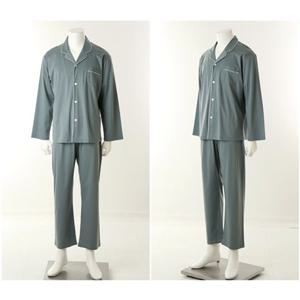 [비너스]  (VPA4561) 부드러운 면 레이온 실크 솔리드 남성파자마