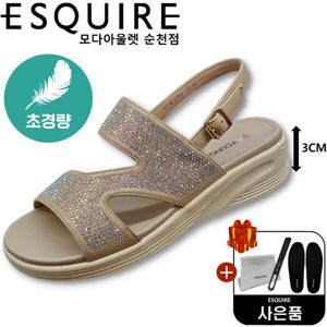 [에스콰이아]가볍고 착화감이 좋아 발편한 여성 샌들 YAEMSD816P