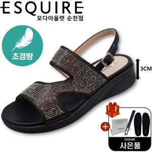 [에스콰이아]가볍고 착화감이 좋아 발편한 여성 샌들 YAEMSD815B
