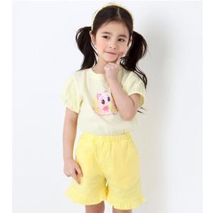 [레노마 이너웨어]위시캣 여아 퍼프 5부 상하세트 YE 0F1EW64975