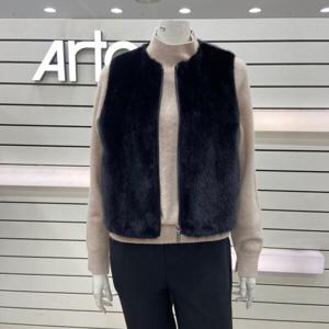 [아르테]밍크 라운드넥 조끼 DPDCFV920_JJ