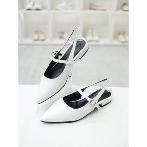 [코디엘루]엘리 포인티드 토 플랫 슬링백 샌들 3cm CDMD100227_G