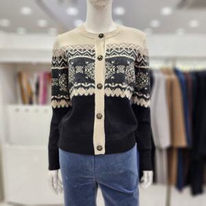 [조이너스]브랜드 가디건 23신상 라운드 니트 이너 여성DW1WSC03