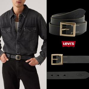 리바이스 004C00000 남자 Casey 풀 그레인 소가죽 벨트