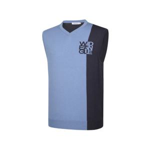 [와이드앵글]남성 TO 와일드 블럭킹 브이넥 베스트 M WMU24K113D