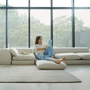 마루이 누움 와이드 조야 이지클린 모듈형 2인 좌식소파 소파베드