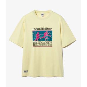 휠라 유니 트랙앤필드 아카이브 반팔티 FS2RSH2110X YEW