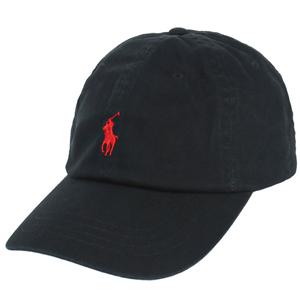 폴로랄프로렌 25FW 포니 로고 볼캡 블랙 710548524 012