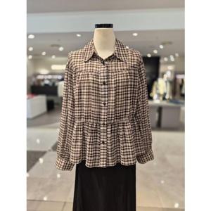 [비지트인뉴욕] 긴팔 셔링 블라우스 (VB8LS20)