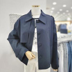 [비지트인뉴욕]싱글하프 면트렌치코트 VA3BB12_US