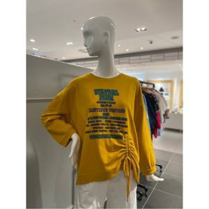 르니앤맥코이 셔링 포인트 레터링 티셔츠 (MM10TS511HJY)