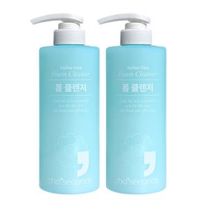 초세컨즈 자일리톨 시카 비건 폼클렌징 500ml 2개