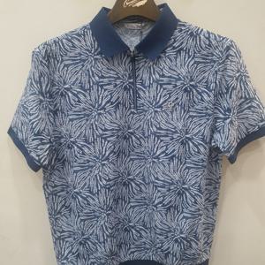 [크로커다일남성]플라워 프린트 우븐패치 니트(CDA-AB-KT2351)_C