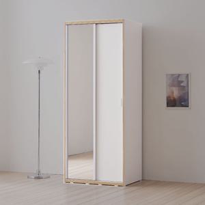 라자가구 비바 뉴빅 800 슬라이딩 거울 옷장 긴옷장형 LJY404