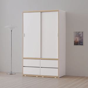 라자가구 비바 뉴빅 1200 슬라이딩 서랍 옷장 선반형 LJY419