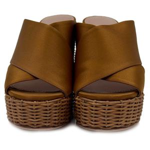 (명품) 미우미우 새틴 웨지 샌들 80425033