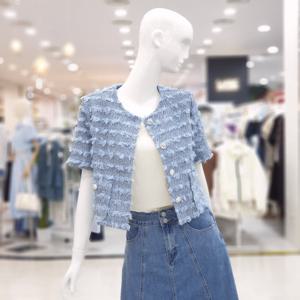 [ab.f.z]포인트 반팔 트위드 자켓 FSPQZ3J02H