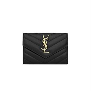 생 로랑 퀼트 처리된 램스킨 소재의 CASSANDRE 414404AAA441000