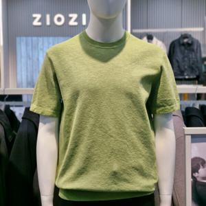 [지오지아]남자니트/남자반팔/간절기/ABF2ER1102-GN_OD