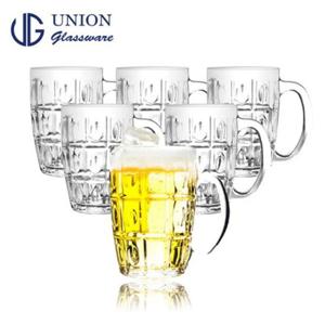유니온글라스 맥주컵 유리컵 6P세트410ml(UG-316)