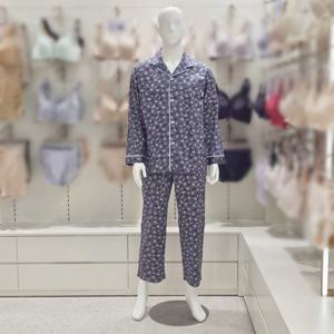 [트라이엄프] 남성 고급면 80수 리프 파자마 잠옷 TEMPJ711 NY