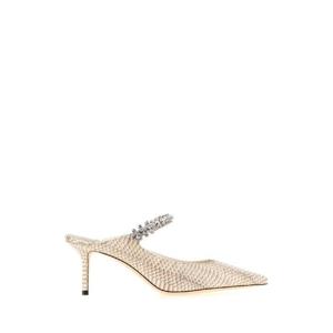 JIMMY CHOO Printed leather Bing 65 mules BING65AYQ ROCCIA