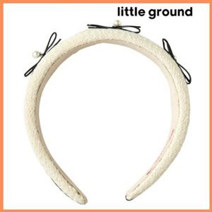 [리틀그라운드8] 루즈페(75A19-873-02)미니리본헤어밴드 아동여아 악세사리 선물 데일리 코디 파티 모던