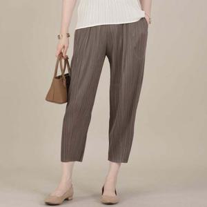 애비뉴투지 엄마옷 비바체 플리츠 앞주름 밴딩 봄 여름 9부 조거팬츠 P08567