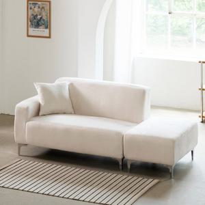 밀랑 레이 아쿠아텍스 패브릭 2인용 소파 (스툴별도)