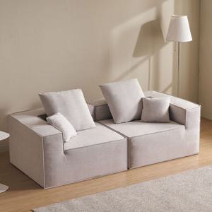 [택배배송]잉글랜더 스틸라 네모 3인용 패브릭 소파