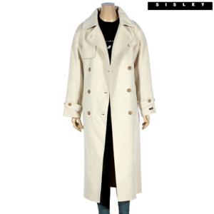 [시슬리]시슬리 솔리드 트렌치 롱 코트 SACTC9361_IV